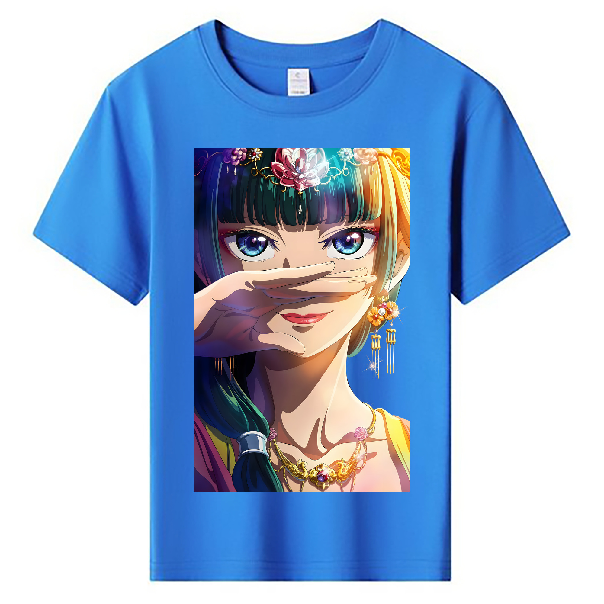 （画像用） 薬屋のひとりごと The Apothecary Diaries 綿100％キッズTシャツ（フロントプリント）